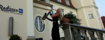 Livemusik mit Saxophon