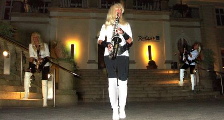 Livemusik mit Saxophon