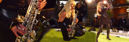 Livemusik mit Saxophon