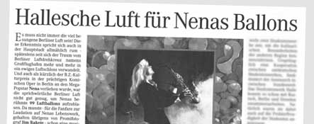 MZ Halle: Hallesche Luft für Nenas Ballons