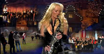 Livemusik mit Saxophon
