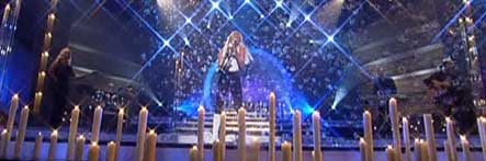 Saxophonistin mit Nationalhymne bei Box-WM