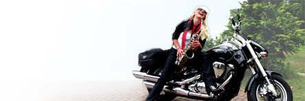 Livemusik mit Saxophon